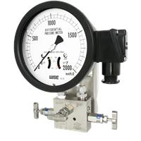 Indicating Type Differential Pressure Switch with Bellows Element P640 Series
